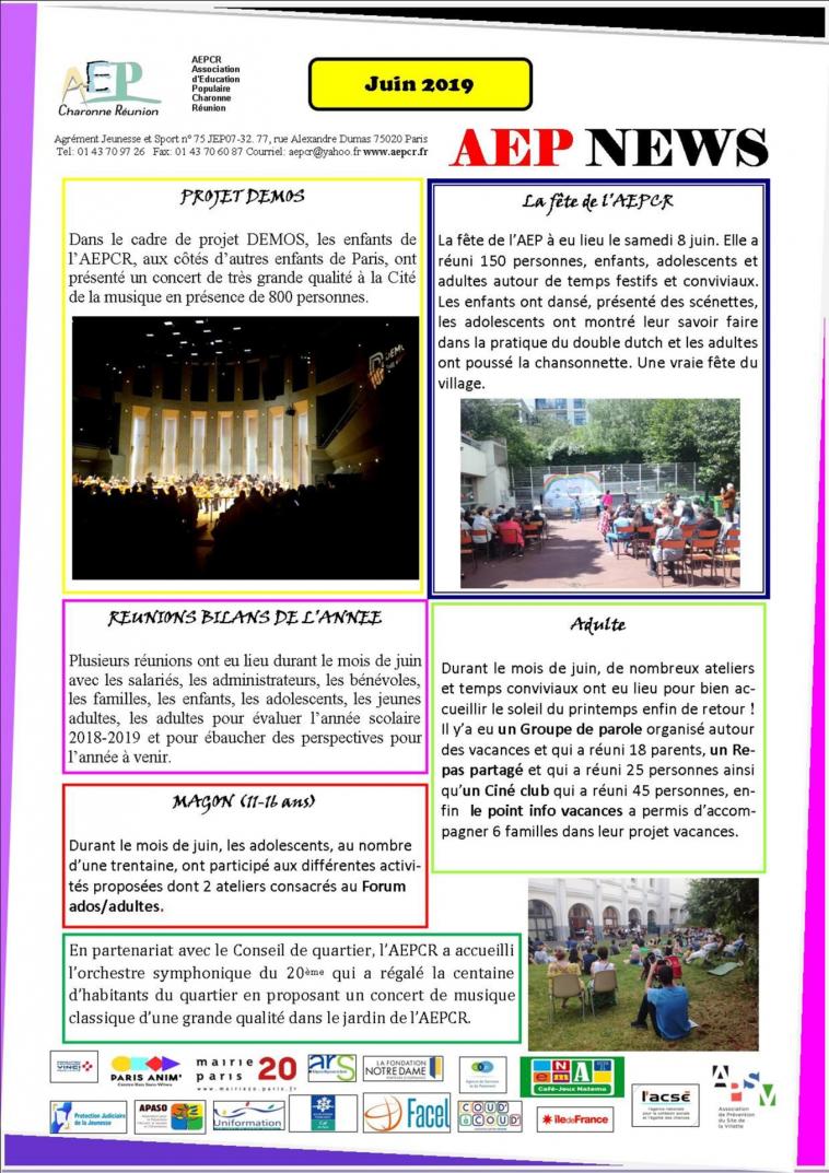 Aep news juin 2019 1