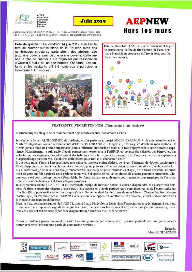 Aep news juin 2019 2