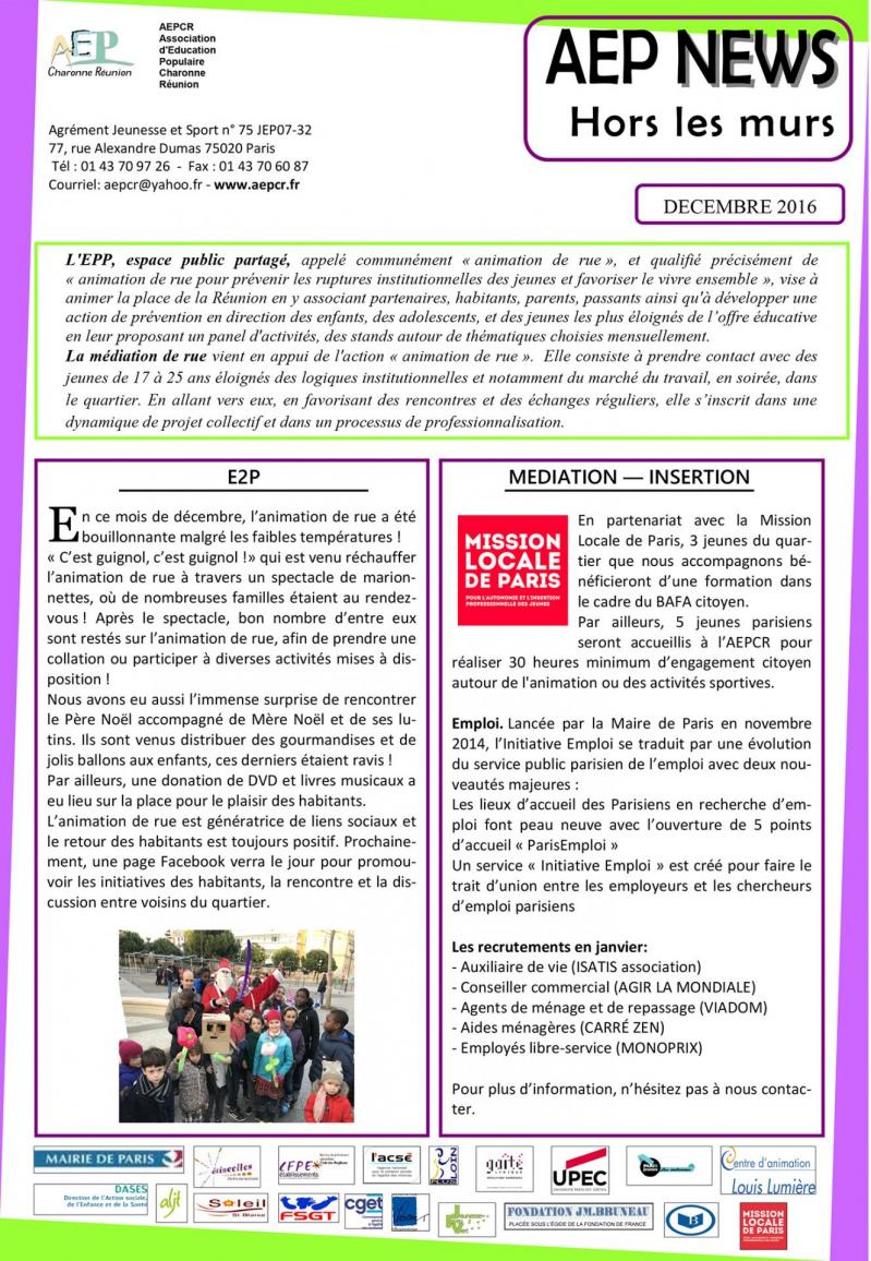 Aep news decembre 2016 2