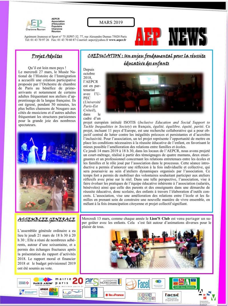 Aep news mars 2019 3